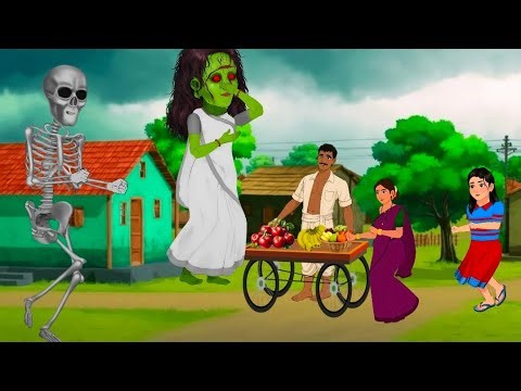 Bhoot Wala Cartoon | Bhootni Aur Kankal Ka Falwala Attack | डर और हंसी से भरी भूतिया कहानी