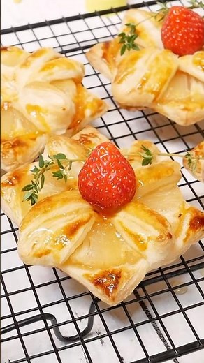 冷凍パイシートで！パイナップルの簡単パイ #簡単レシピ #おうちカフェ #cooking #recipe