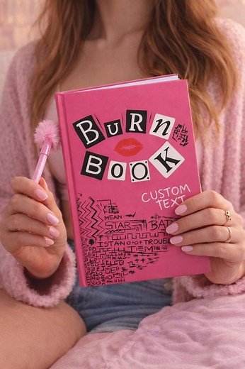 Personalized Mean Girls Burn Book Custom Pink Journal | Regina George Y2K Aesthetic Gift for Her - Etsy