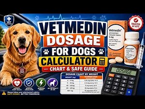 Vetmedin Dosage for Dogs Calculator 🐶 | Safe Dosage Chart, Weight Guide & Pimobendan Tips