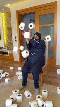 FULL PART! TABLECLOTH TRICK vs DRAINING A POOL WITH TOILET PAPER #hayriyeanane