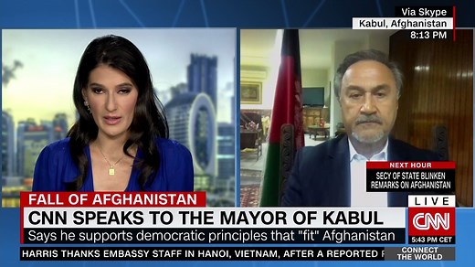 143K views · 1.6K reactions | CNN speaks with Kabul Mayor Mohammad Daoud Sultanzoy about the collapse of the Afghan government and who is in charge of managing the country's largest city under Taliban rule. | CNN | Facebook