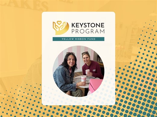Yellow Ribbon Fund | A cup of coffee can start more than a morning—it can start meaningful connection. ☕💛 This month, Yellow Ribbon Fund’s Keystone Program is... | Instagram