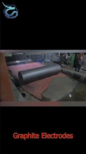 The production process of graphite electrodes #graphite