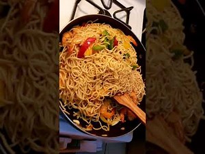 Chinese Fried Noodles with Shrimp Recipe