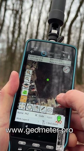 Handheld GNSS RTK Geometer Y55G for forestry