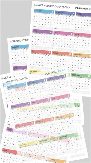 2026 Custom Heading Wall Calendar