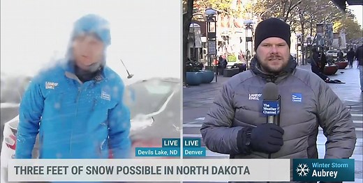 90K views · 1K reactions | Covering #Aubrey in Devil's Lake, ND, Chris Warren explains how snowdrifts form. (Featuring a total of 7 camera lens wipes.) | The Weather Channel | Facebook