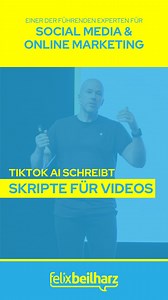 ⭕ TikTok AI schreibt Skripte für Videos ⭕ TikTok launcht den Script...