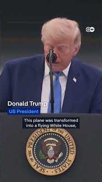 US President Trump unveils new Air Force One gifted by Qatar | DW News