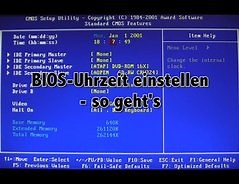 BIOS-Uhrzeit einstellen - so geht's