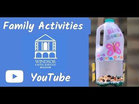 Make a Bird Feeder from a Milk Bottle