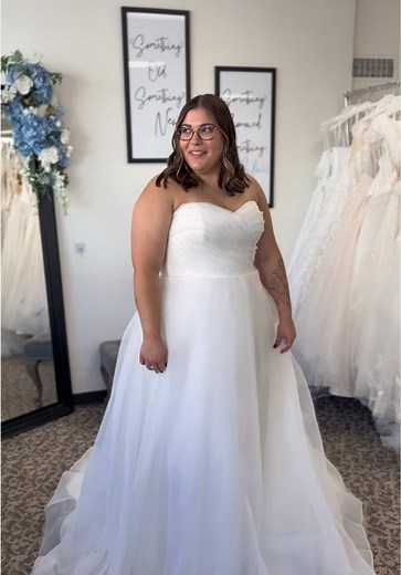 Celebrate All Sizes at Blue: Plus Size Gowns Available