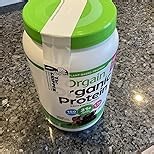 Orgain Organic Vegan Protein Powder, Cookies & Cream - 21g Plant Based Protein, 7g Prebiotic Fiber, Low Net Carb, No Lactose Ingredients, No Added Sugar, Non-GMO, For Shakes & Smoothies, 2.03 lb