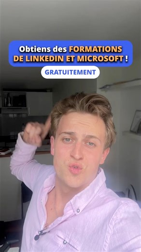 Obtenir des formations de LinkedIn et Microsoft gratuitement 😱🚀 | Maxime Astuces