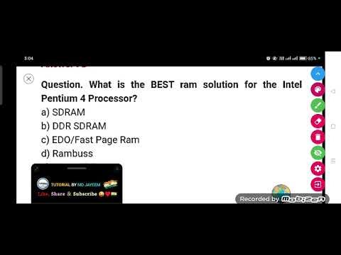 What is the BEST ram solution for the Intel Pentium 4 Processor?