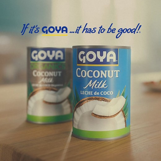 Your best dishes start with the best ingredients. GOYA® Coconut Milk has real coconut flavor and no added sugar. Silky & creamy flavors in every bite. 🥥✨ | Goya Foods