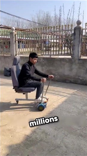 Why This Chair Hack Is So Awesome ⁉️ #wheelchair #hoverboard #diy