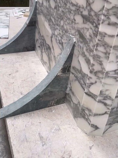 Ultimate Seamless Pattern Match! Marble Tabletop Looks Like A Single Slab