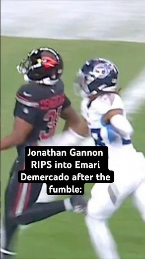 Jonathan Gannon gets HEATED in the sideline after the Emari Demercado fumble 🤬