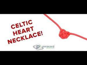 Paracord Tutorial: How To Make A Simple Celtic Heart Necklace