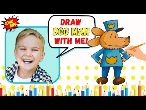 How to Draw Dog Man (Step-by-Step) | Easy Drawing Tutorial for Kids, Teachers & Parents