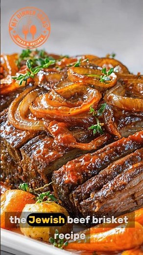 Jewish Beef Brisket Recipe – Amazing Family Holiday Feast 🥩✨ #cooking #cookingchannel #dinnerideas