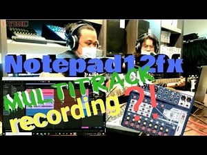 Notepad12fx by Soundcraft Multitrack Recording demo from LSS