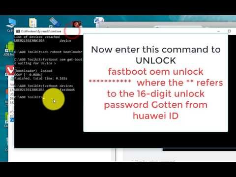 Unlock BootLoader Android M Huawei MATE S,P9,P8,Mate 9,Mate 8....