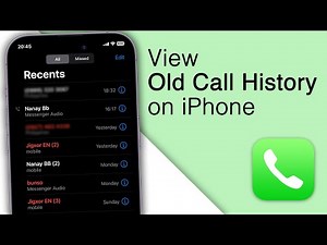 How to View Old Call History on iPhone! [2023]
