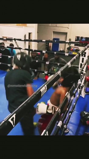 Kid Boxing Showboating Like a World Champ