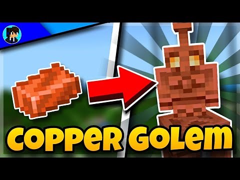 How to Make The NEW Copper Golem in Minecraft Bedrock & Java!