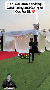 Hon. Collins supervising, Cordinating and Going All Out For Daddy Lumba ❤️ A True friend. Final funeral happening now at the Baba Yara Stadium. #dek360ghana #news | Dekthreesixty Ghana