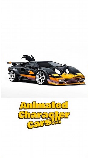 Libro para colorear autos Animated character cars