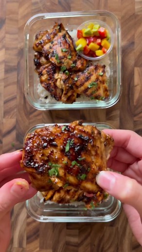 Delicious Mango Chicken and Coconut Rice Meal Prep Recipe