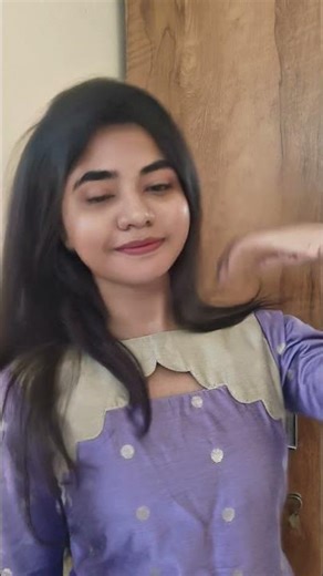 Fabric to Fit 🪡💜 | Tried the trendy scallop neck pattern | #sewing #desigener #fashionstudent