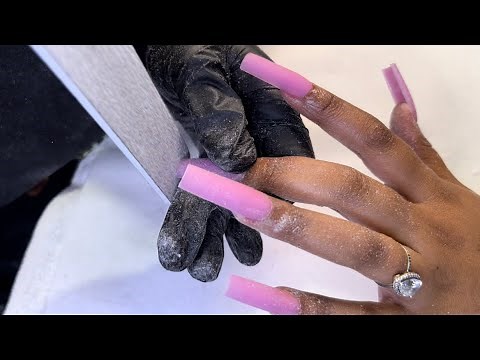 Acrylic Nails Tutorial | How to do a full set of nails | nails for beginners