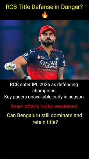 RCB Title Defense in Danger? 🔥 #shorts