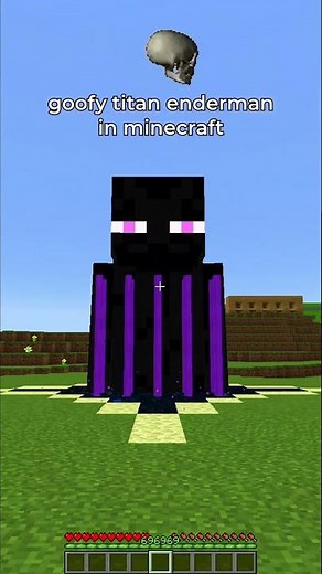 goofy titan enderman in minecraft 💀