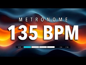 135 BPM Metronome • Precision Practice Tempo • Visual + Audio Beat