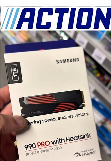 Samsung 990 PRO 1TB SSD at Action für nur €0.98!