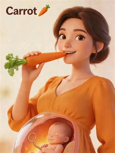 🥕 Carrot During Pregnancy – Vision & Immunity Support #Carrot #VitaminA #HealthyVegetables #PregnancyNutrition #HealthyPregnancy #WombHealth #BabyDevelopment #HealthyEating This content is for educational purposes only. Avoid excessive intake of vitamin A from supplements; carrots (beta-carotene) are safe in normal food amounts.@tiktok creators