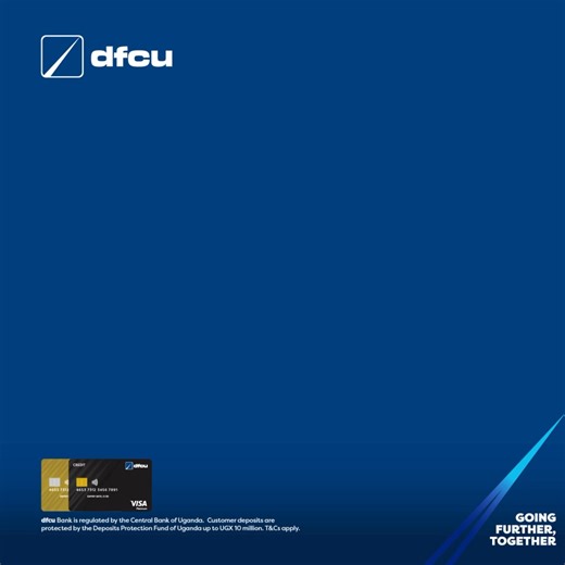 Access everyday convenience with your dfcu Visa Credit Card. Enjoy secure payments, shop worldwide, and earn exclusive cashback rewards. Teeka ku Card and unlock all the benefits you need in just one swipe. #dfcuVisaCard #TeekaKuCard #GoingFurtherTogether | dfcu Bank | Facebook