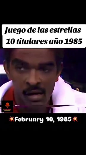 Año 1985 juego de las estrellas de la NBA #NBA #basketball #BaloncestoYVida #jordan #allstar