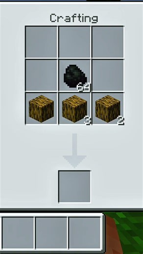 Crafting campfire in Minecraft 🔥 🔥#minecraft #buildhacks #mcpe