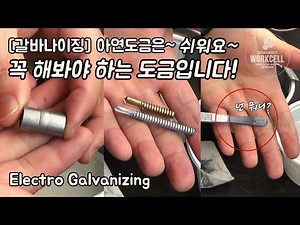 [Zinc Plating] Electro galvanizing is easy for anyone to do.
