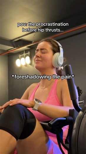 pov: the procrastination before hip thrusts… who relates??🥲Gymshark ANON10🦈 #hipthrusts #gymhumor