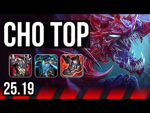 CHO'GATH vs SETT (TOP) | 2300+ games, 5/3/12 | NA Grandmaster | 25.19