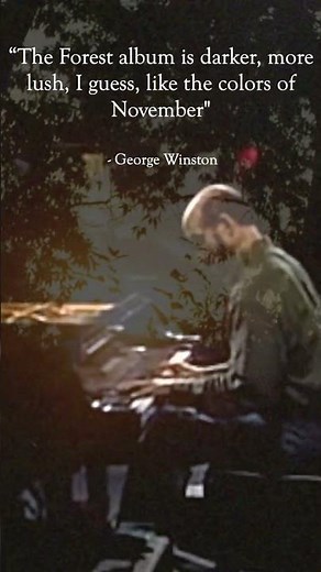 The Cradle by George Winston #solopiano #piano #naturemusic #forest