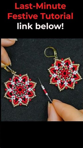 Quick & Elegant Beaded Earrings | Perfect Last-Minute Gift